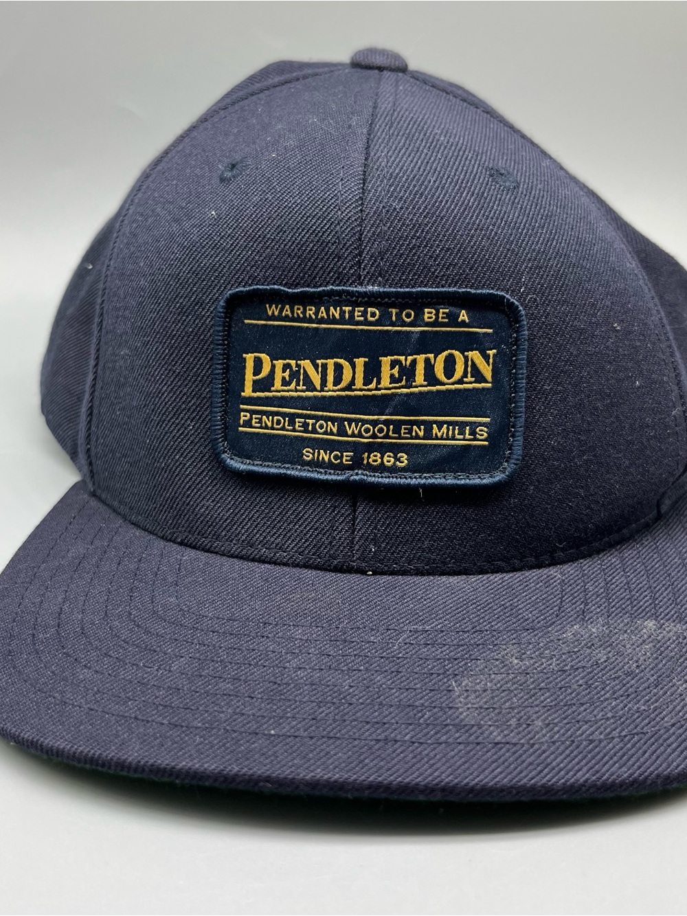Pendleton Navy and Gold Patch Cap